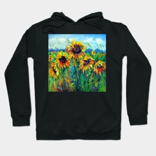 Sunflowers and the wind Hoodie